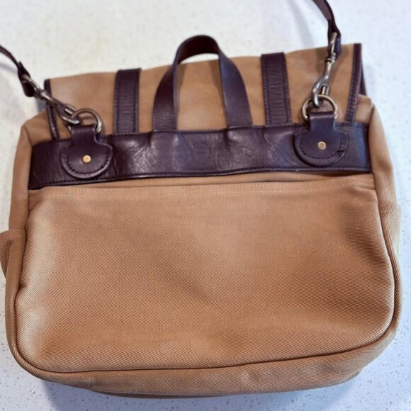 Filson Rugged Tan Twill Original Briefcase/Messenger Bag ~ NWOT - Picture 3 of 6